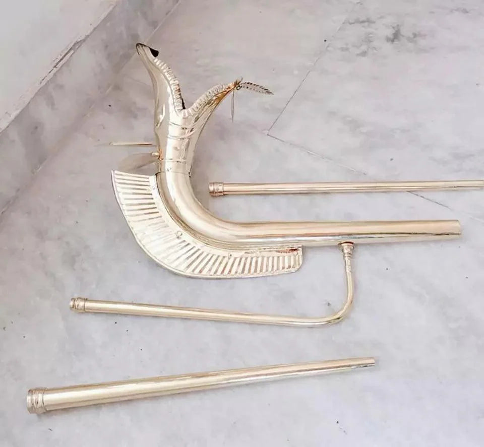 Medieval 18 Gauge Brass Carnyx of Tintignac Celtic war Horn fully Playable - collectiblegiftitems